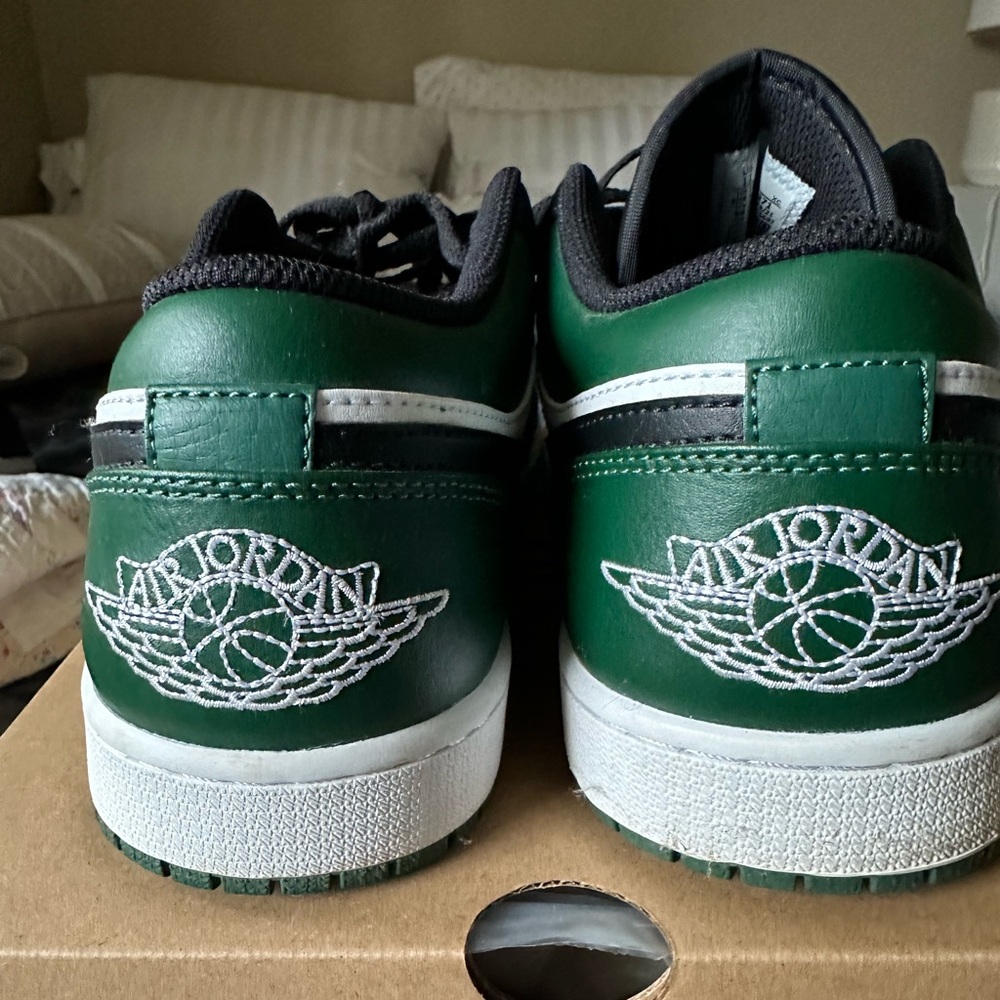 Air Jordan Sneakers in Green and Black